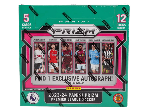 2023/24 Prizm Premier League Football (Soccer) - International Hobby Box (12 Packs)