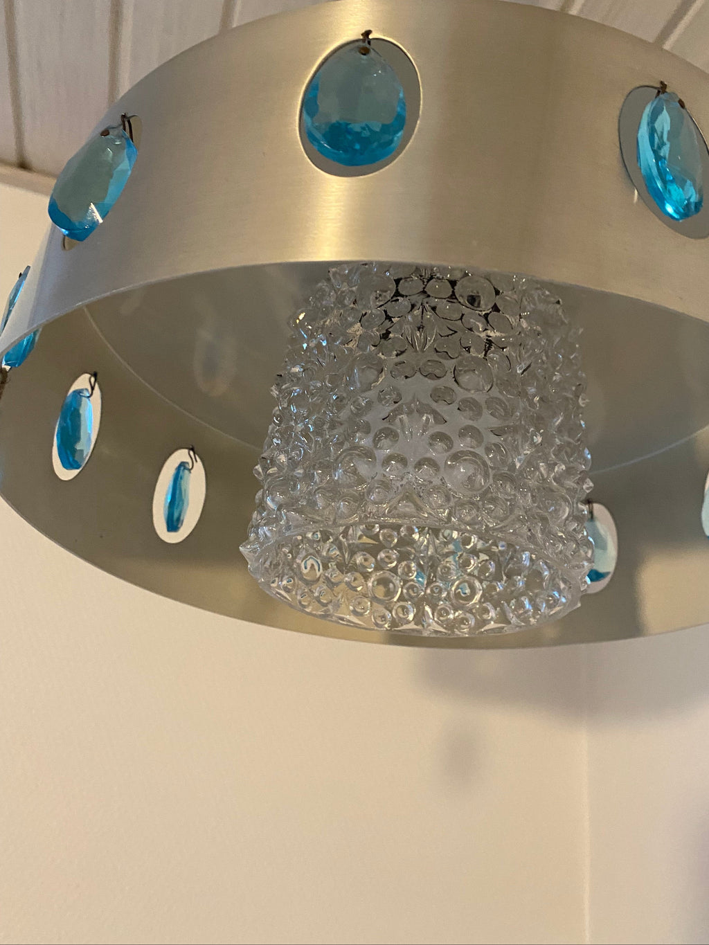 Pendelleuchte Blau - Vitrika