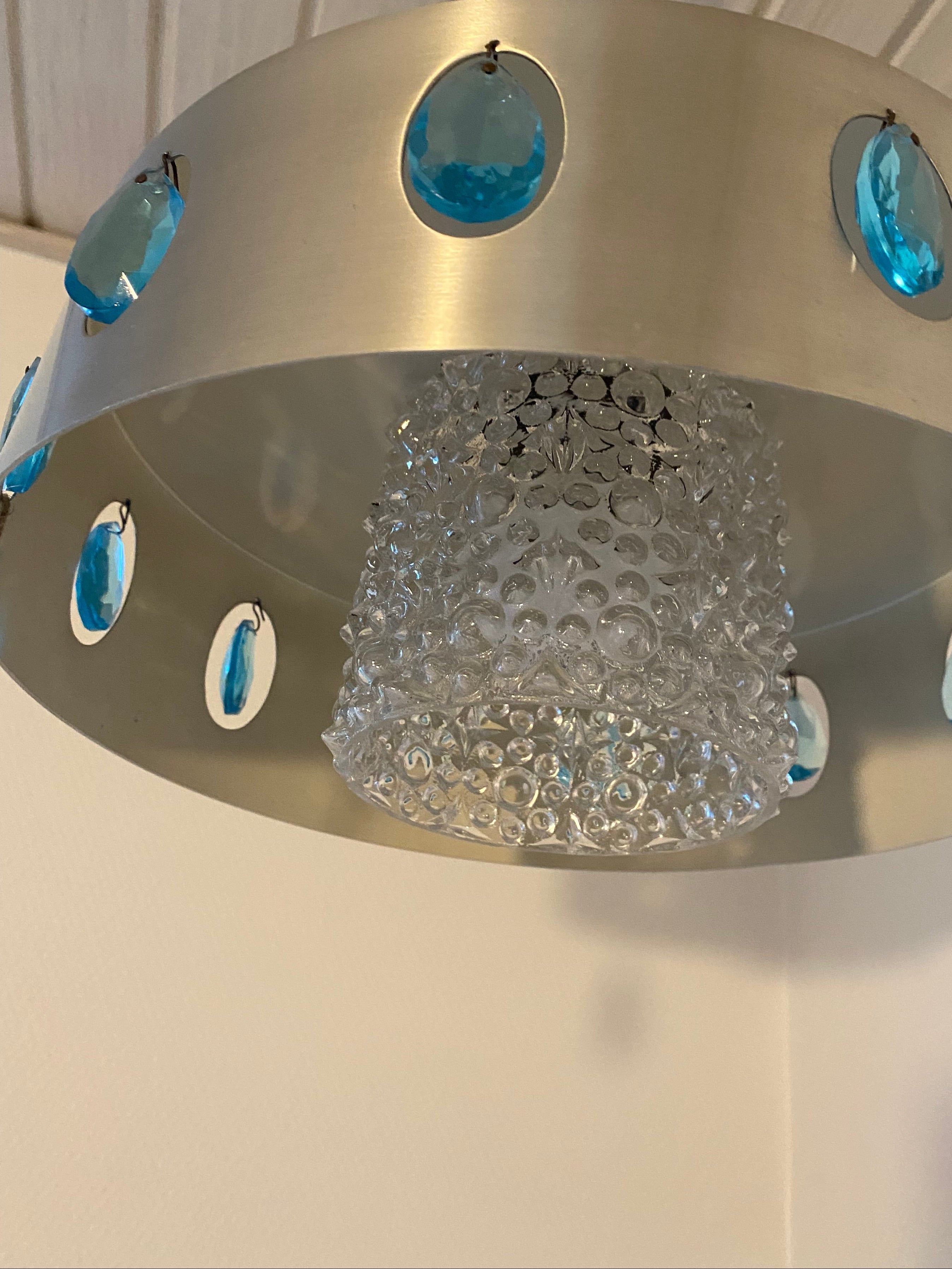 Pendelleuchte Blau - Vitrika